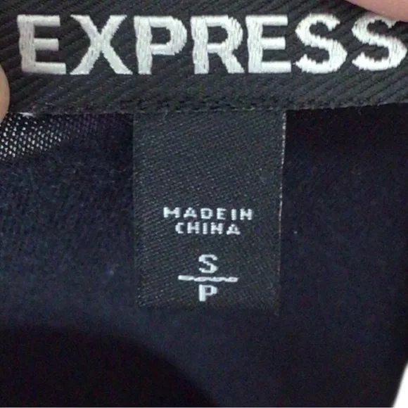 Express Black and Silver Geometric Beaded Tank Top size small - Picture 6 of 6